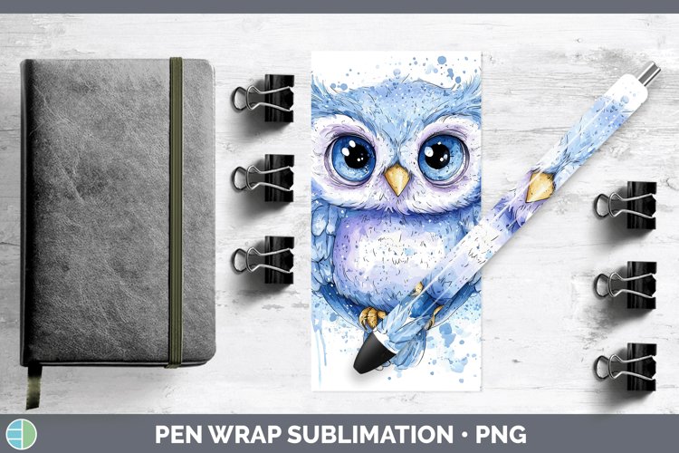 GorgeousWatercolor Splash Toy Pen Wrap design.