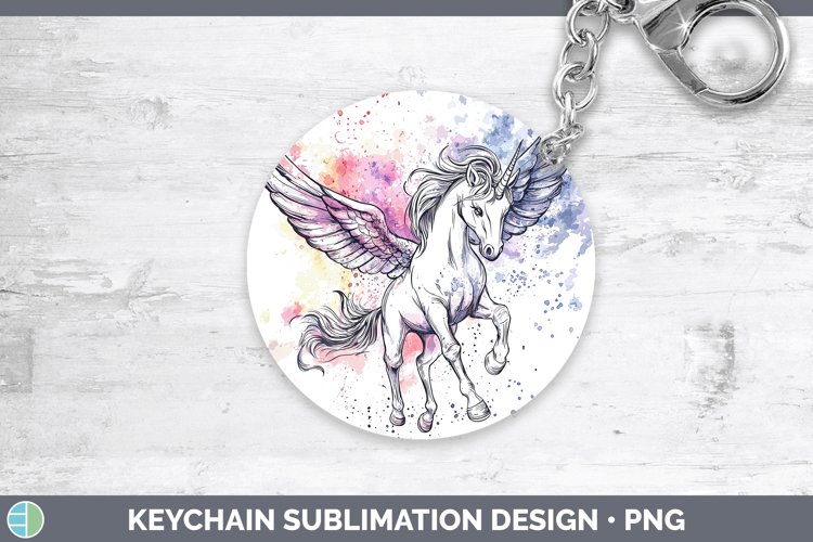 GorgeousWatercolor Splash Toy Keychain design.