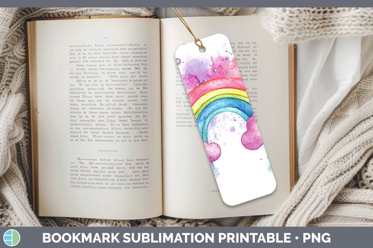 GorgeousWatercolor Splash Toy Bookmark design.