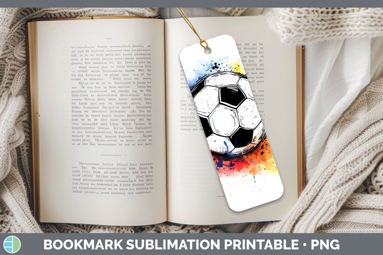 GorgeousWatercolor Splash Toy Bookmark design.