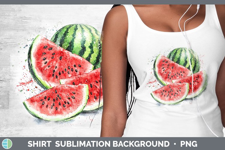 Watercolor Watermelon Clipart Image 2