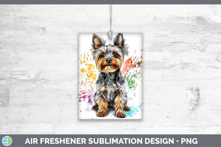 GorgeousWatercolor Splash Air Freshener design.