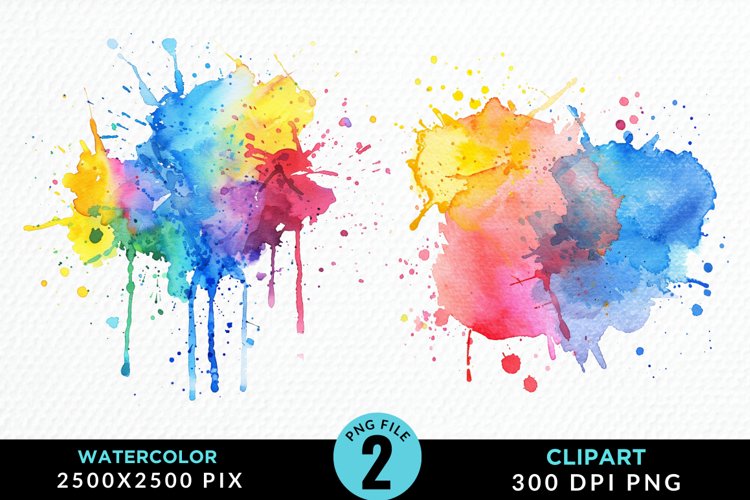Paint Splatter Clipart Image 5