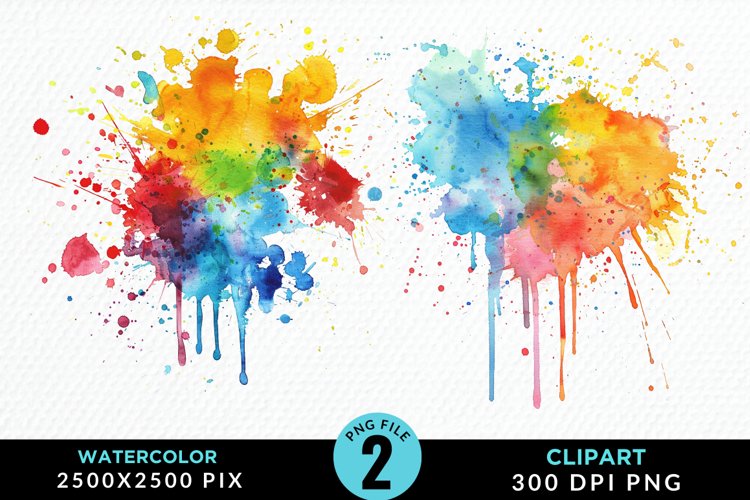 Paint Splatter Clipart Image 18
