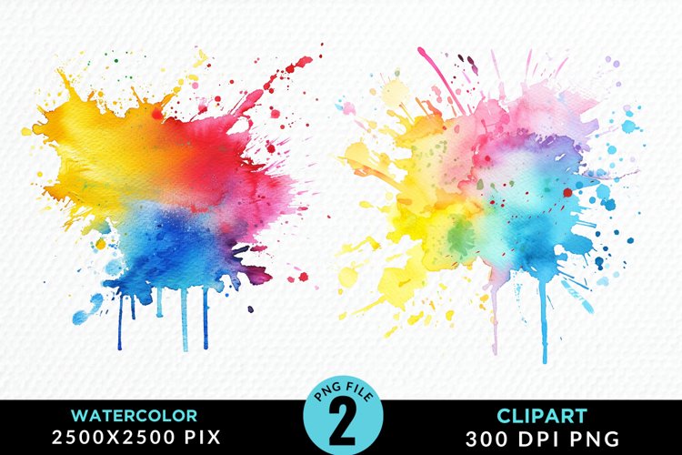Paint Splatter Clipart Image 6