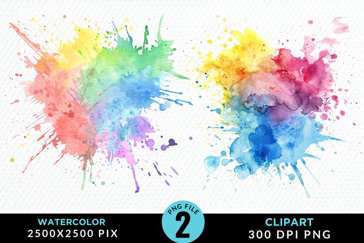 Paint Splatter Clipart Image 15