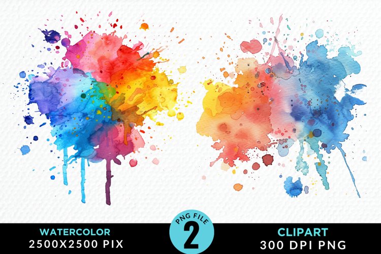 Paint Splatter Clipart Image 23