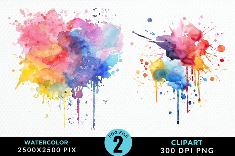 Paint Splatter Clipart Image 16