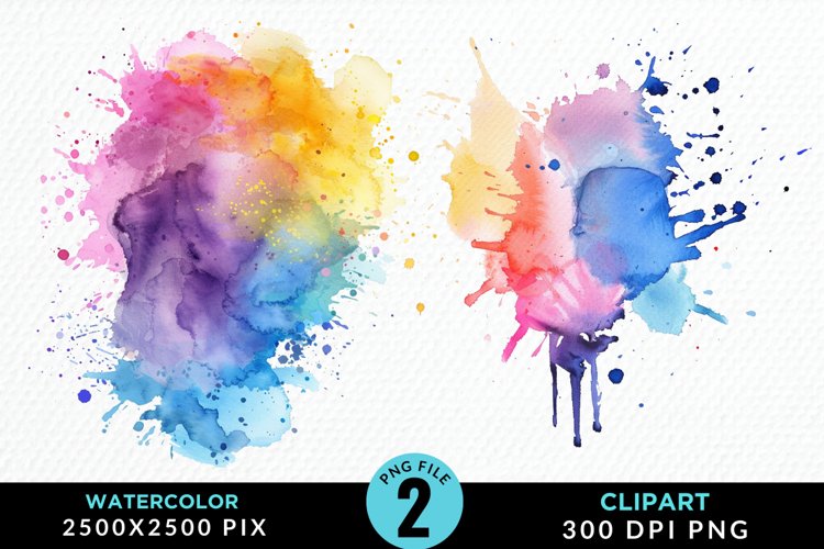 Paint Splatter Clipart Image 7