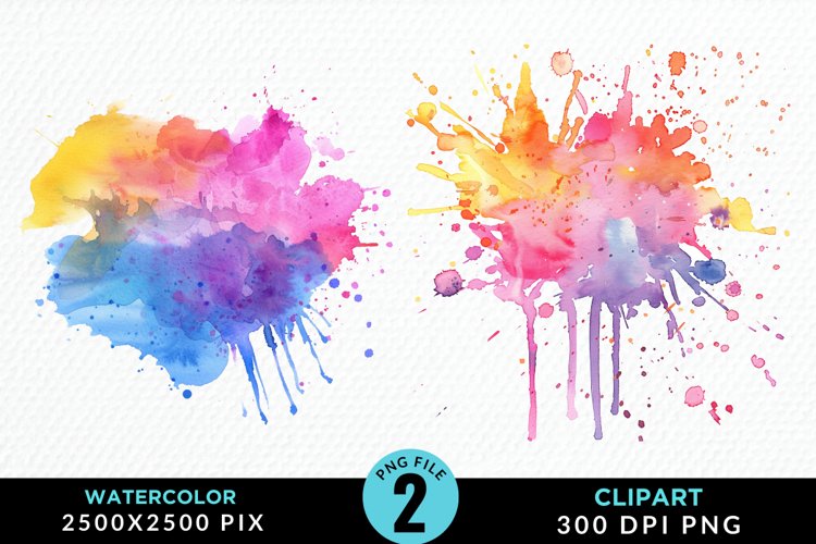 Paint Splatter Clipart Image 22