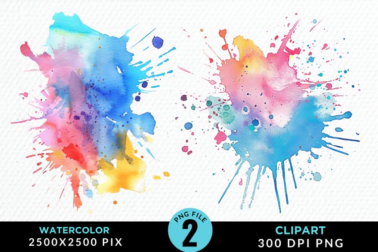 Paint Splatter Clipart Image 9