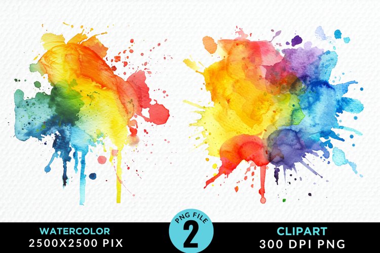 Paint Splatter Clipart Image 24