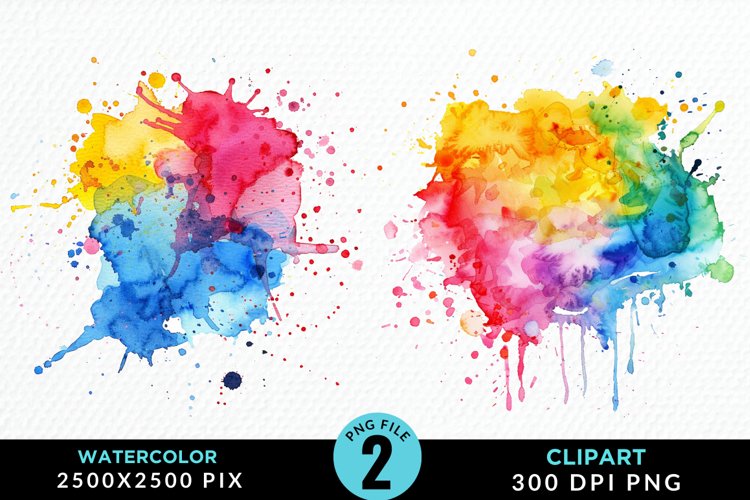 Paint Splatter Clipart Image 17