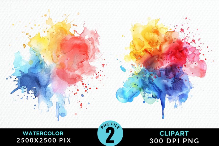Paint Splatter Clipart Image 9