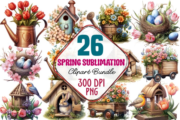Spring Watercolor Clipart Image 6