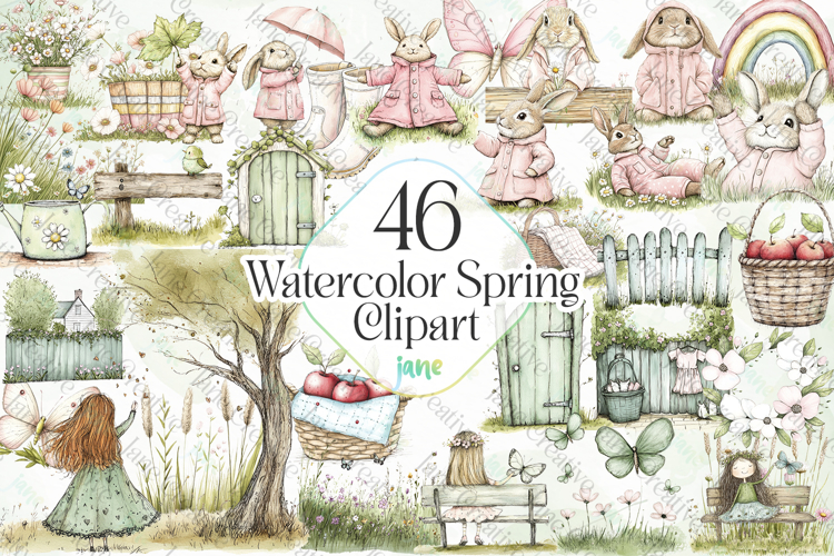 Spring Watercolor Clipart Image 11