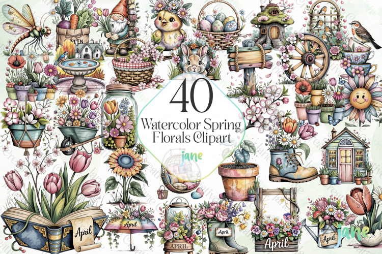 Cute Spring Clipart Image 13