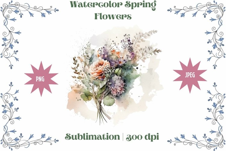 Flower Bouquet Clipart Image 16