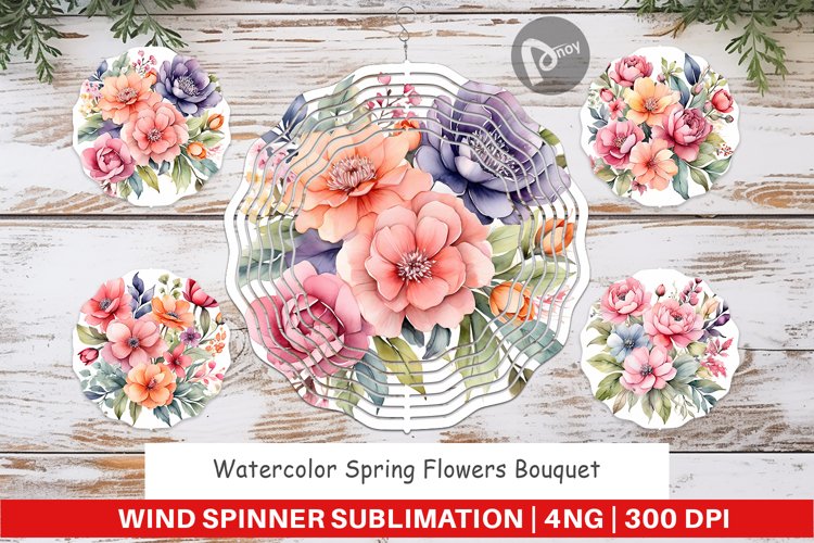 Watercolor Flowers Image 18