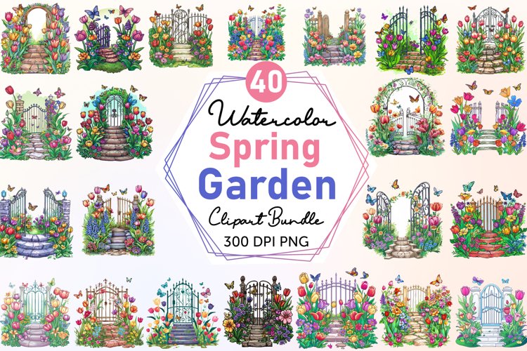 Spring Watercolor Clipart Image 19