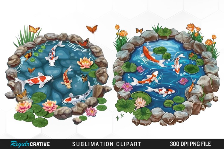 Watercolor Spring Garden Collection Clipart