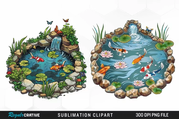 Watercolor Spring Garden Collection Clipart