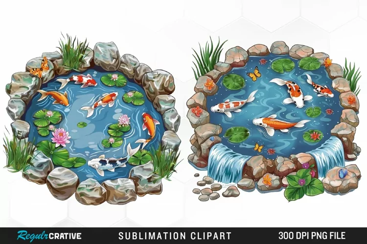 Watercolor Spring Garden Collection Clipart