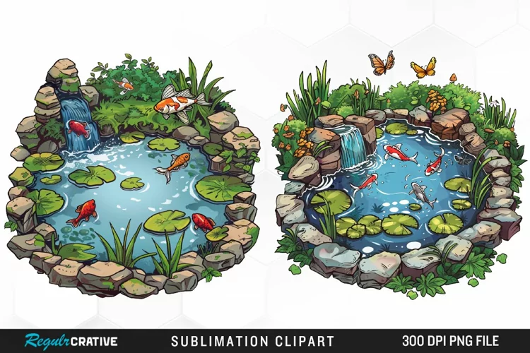 Watercolor Spring Garden Collection Clipart