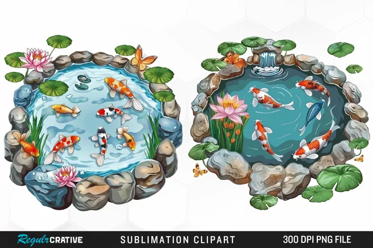 Watercolor Spring Garden Collection Clipart