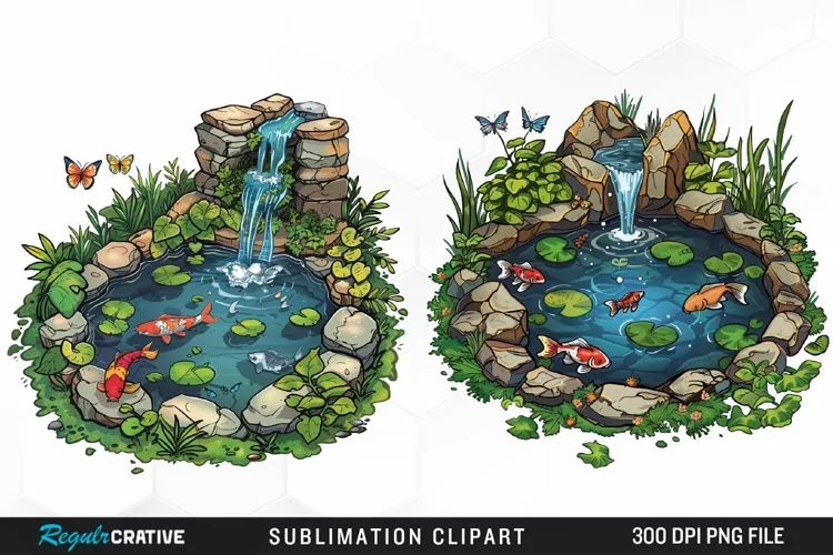 Watercolor Spring Garden Collection Clipart