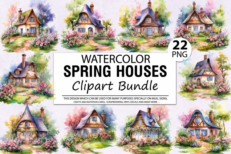 Spring Watercolor Clipart Image 6