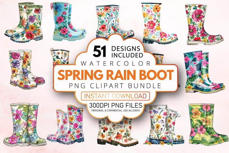 Rain Boots Clipart Image 10