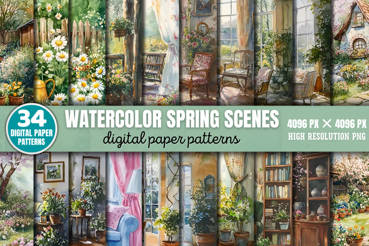 Spring Watercolor Clipart Image 20