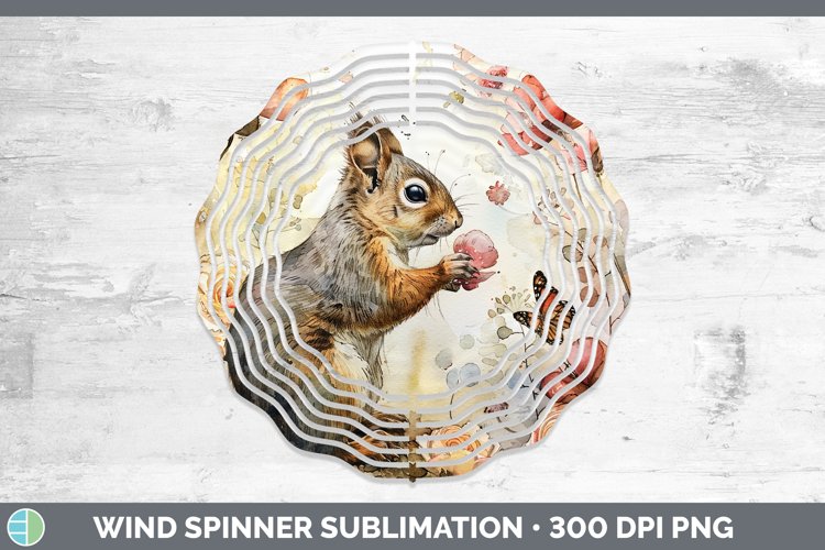 GorgeousWatercolor Wind Spinner design.