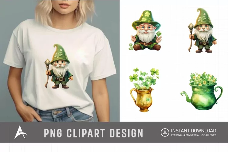 Watercolor St.Patricks Day Clipart