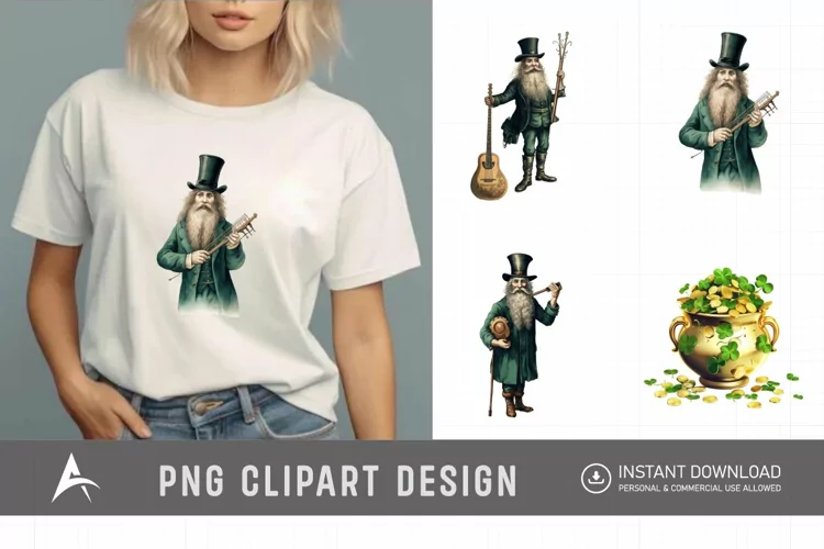 Watercolor St.Patricks Day Clipart