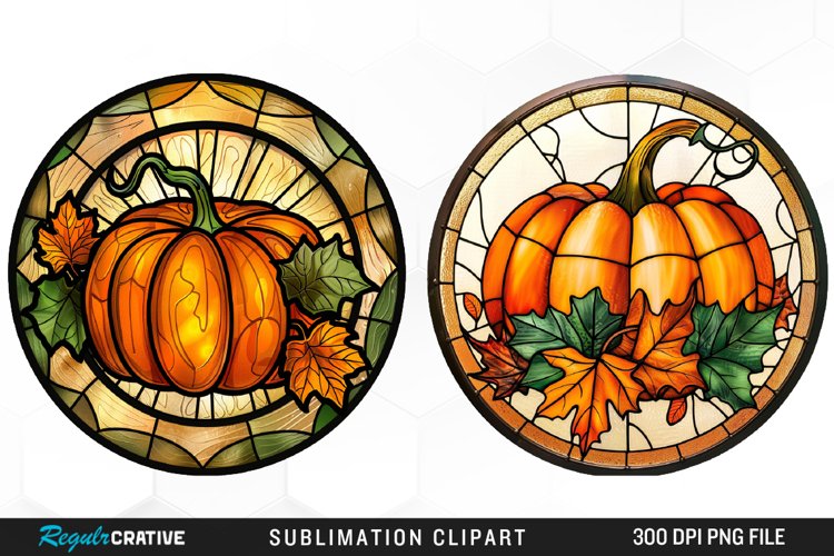 Watercolor Pumpkin Clipart Image 24