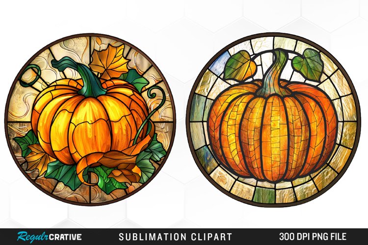 Watercolor Pumpkin Clipart Image 7