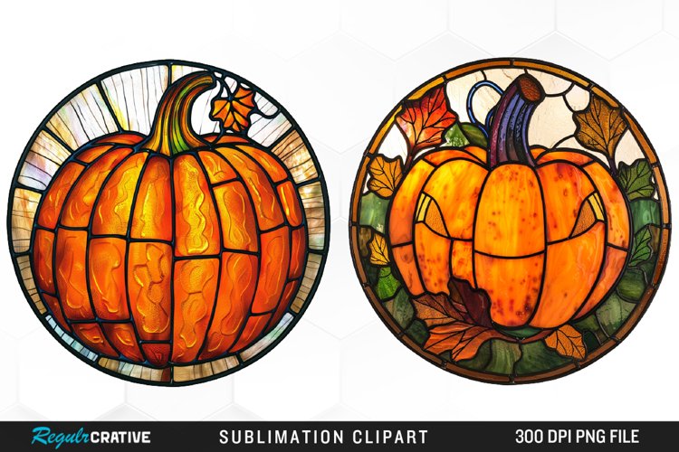 Watercolor Pumpkin Clipart Image 2