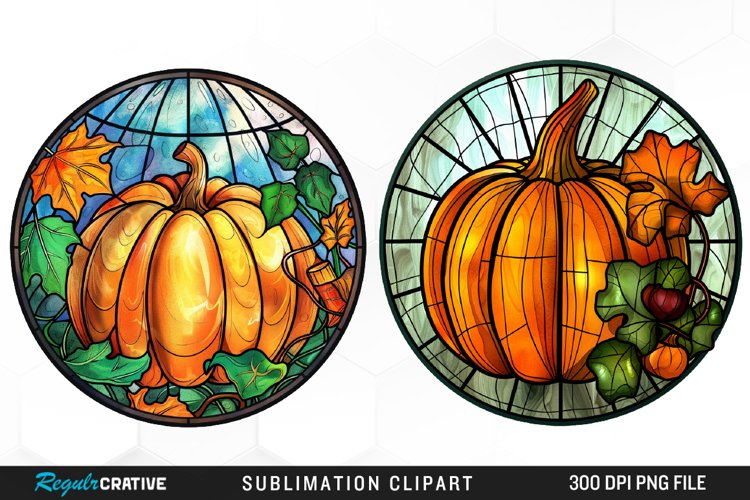 Watercolor Pumpkin Clipart Image 4