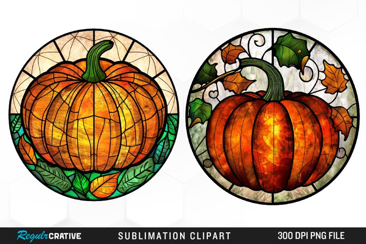Watercolor Pumpkin Clipart Image 5