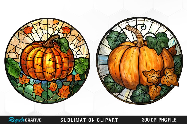 Watercolor Pumpkin Clipart Image 6