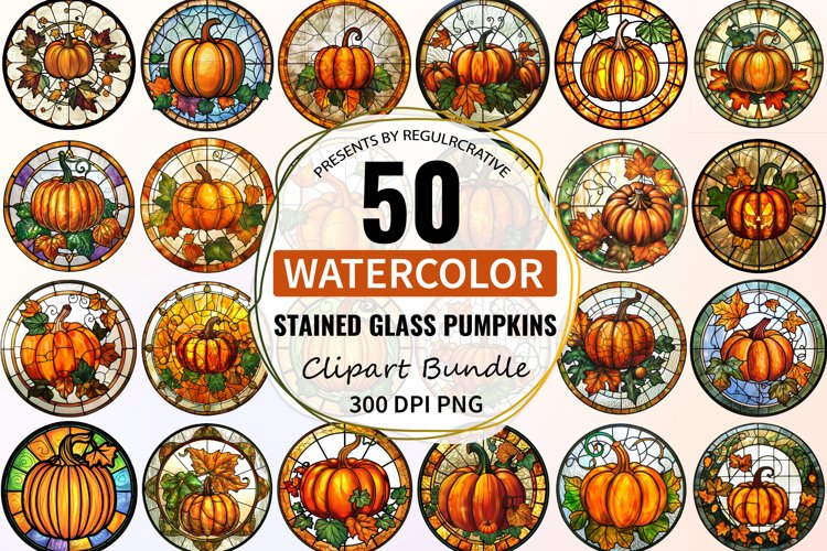 Pumpkin Watercolor Png Image 8