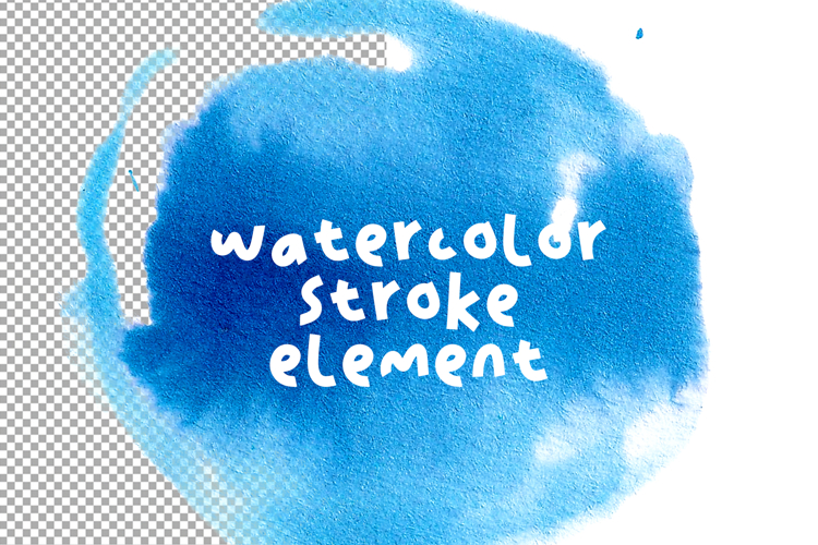 50 Watercolor Stroke Element