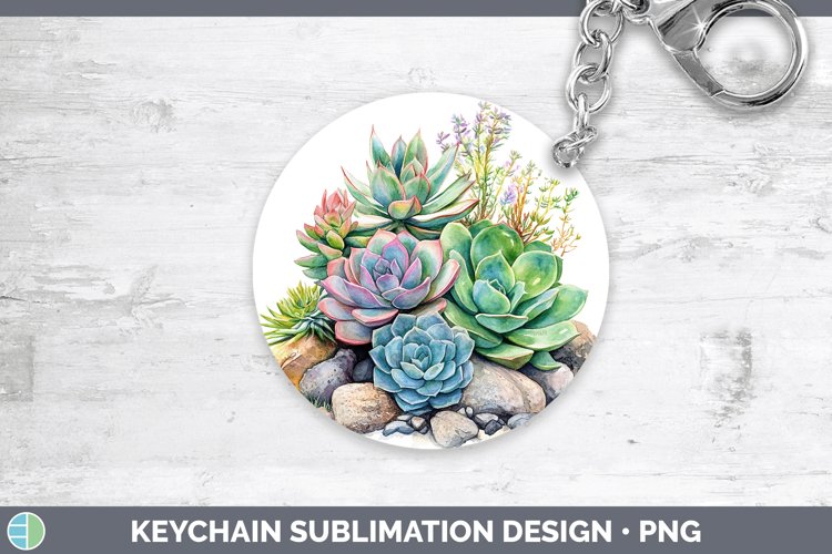 Watercolor Succulent Clipart Image 9
