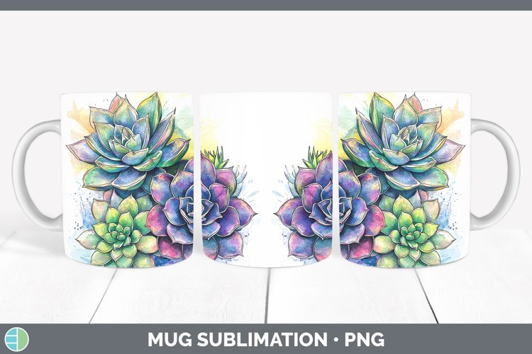 Watercolor Succulent Clipart Image 22