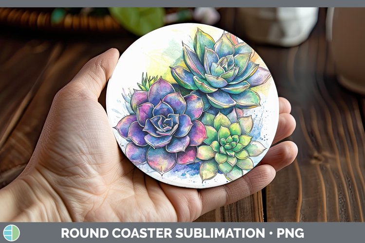 Watercolor Succulent Clipart Image 19