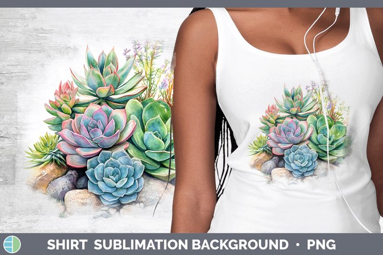 Watercolor Succulent Clipart Image 2