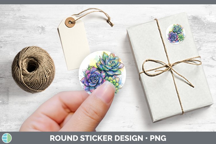 Watercolor Succulent Clipart Image 17