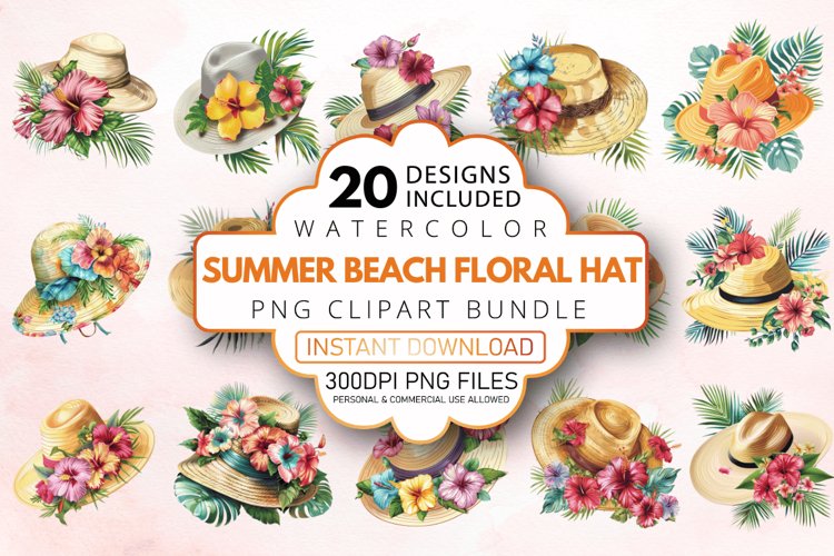 Watercolor Beach Clipart Image 18
